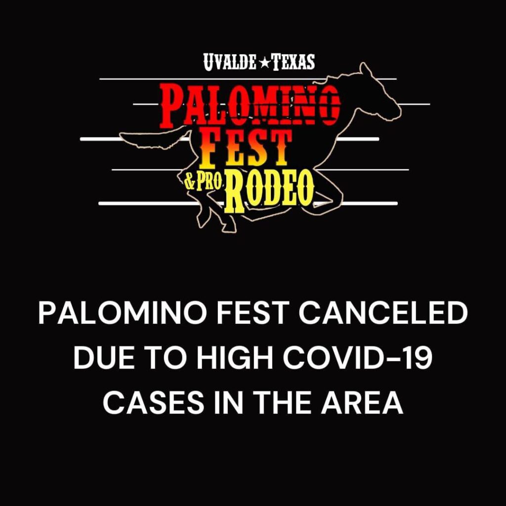 NEWS — COVID cancels Uvalde’s Palomino Fest 830Times